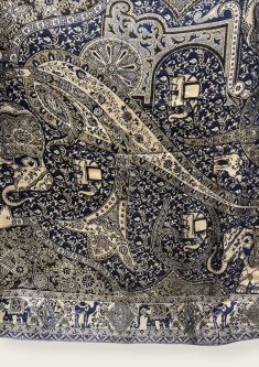 Rajasthani Shawl Reversible Black and Beige